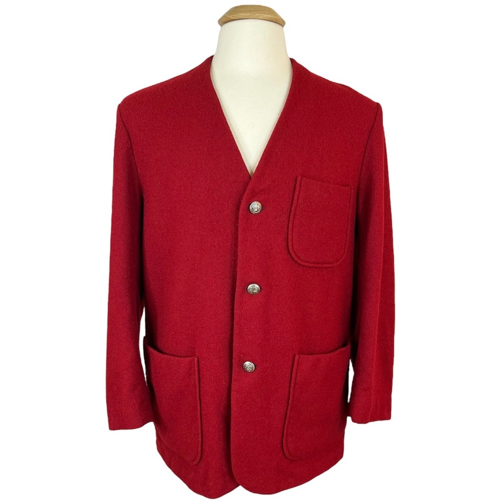 Vintage 1980s Pendleton Wool Blazer Jacket coat 90s 80s M Medium L large 44 Mens